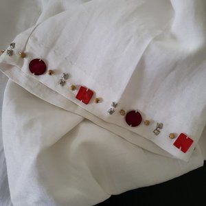 Ruby Rd. Ladies Size 18 White Linen (Lined) pants